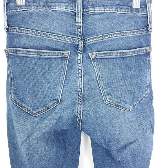 J Crew Jeans Womens 24 High Rise Skinny Medium Wash Ankle Stretch Modest Office - Picture 4 of 10